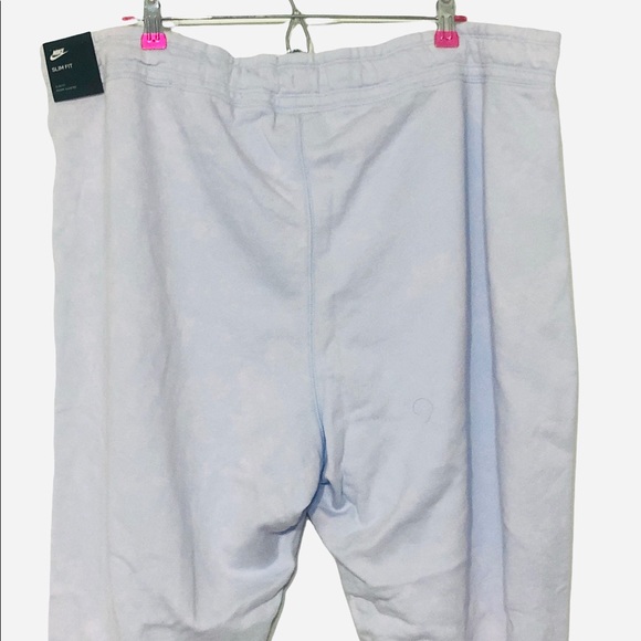 NWT Nike Sweatpants Half Blue Bleached Plus Sz 2X - Picture 9 of 13